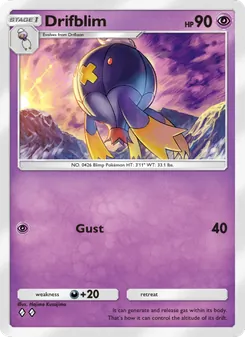 Pokémon-Karte Drifblim 034/072