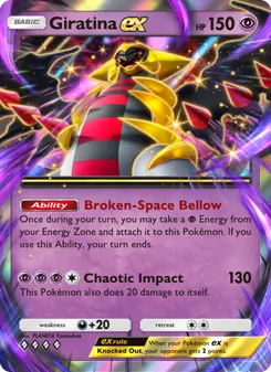 Pokémon-Karte Giratina ex 035/072