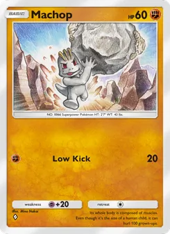 Pokémon-Karte Machop 037/072
