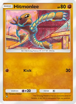 Pokémon-Karte Hitmonlee 040/072