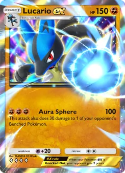 Pokémon-Karte Lucario ex 043/072