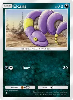 Pokémon-Karte Ekans 045/072