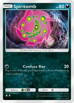 Pokémon-Karte Spiritomb 049/072