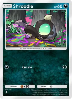 Pokémon-Karte Shroodle 050/072
