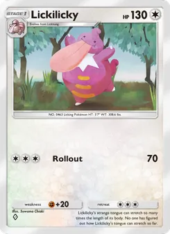 Pokémon-Karte Lickilicky 063/072