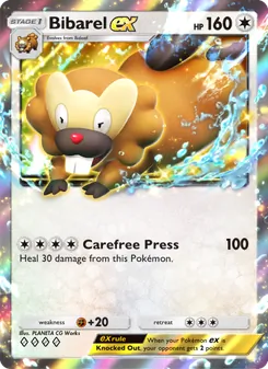 Pokémon-Karte Bibarel ex 065/072