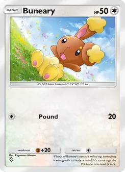 Pokémon-Karte Buneary 066/072