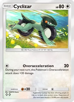 Pokémon-Karte Cyclizar 068/072