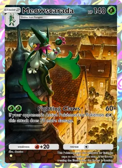 Pokémon-Karte Meowscarada 073/072