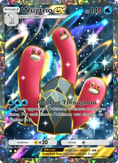 Pokémon-Karte Wugtrio ex 081/072