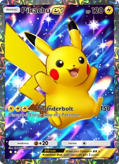 Pokémon-Karte Pikachu ex 082/072
