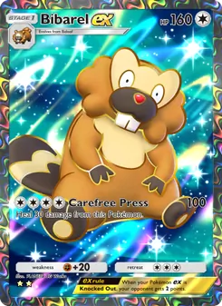 Pokémon-Karte Bibarel ex 087/072