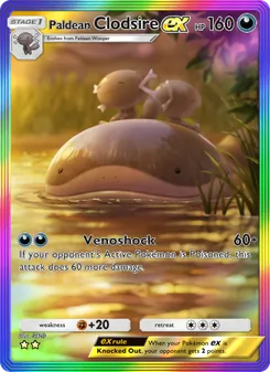 Pokémon-Karte Paldean Clodsire ex 093/072