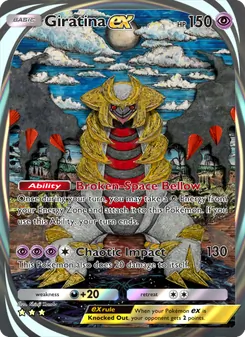 Pokémon-Karte Giratina ex 096/072