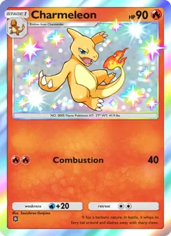 Pokémon-Karte Charmeleon 100/072
