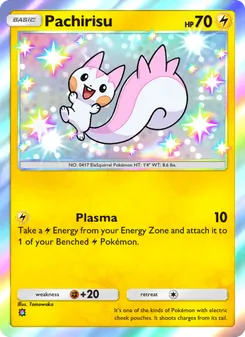 Pokémon-Karte Pachirisu 103/072