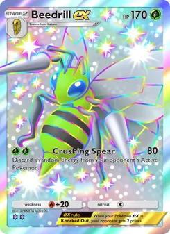 Pokémon-Karte Beedrill ex 107/072
