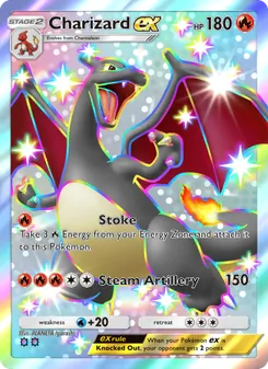 Pokémon-Karte Charizard ex 108/072