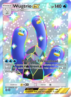 Pokémon-Karte Wugtrio ex 109/072