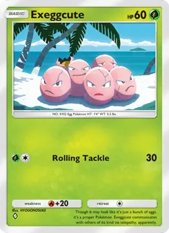 Pokémon-Karte Exeggcute 001/155