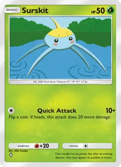 Pokémon-Karte Surskit 003/155