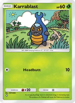 Pokémon-Karte Karrablast 006/155