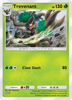 Pokémon-Karte Trevenant 008/155