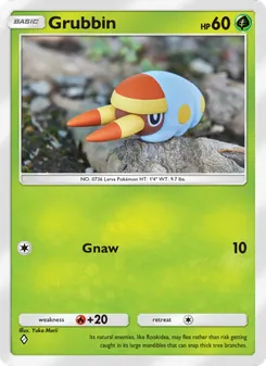 Pokémon-Karte Grubbin 013/155
