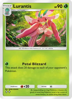 Pokémon-Karte Lurantis 015/155