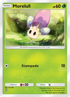 Pokémon-Karte Morelull 016/155