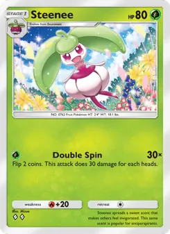 Pokémon-Karte Steenee 019/155