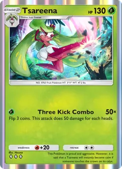 Pokémon-Karte Tsareena 020/155