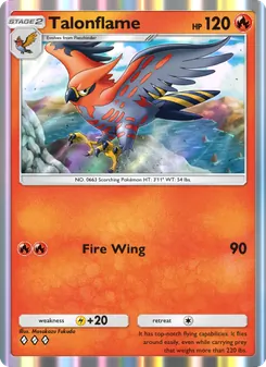 Pokémon-Karte Talonflame 029/155