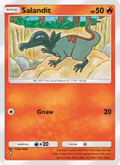 Pokémon-Karte Salandit 035/155