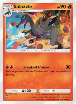 Pokémon-Karte Salazzle 036/155