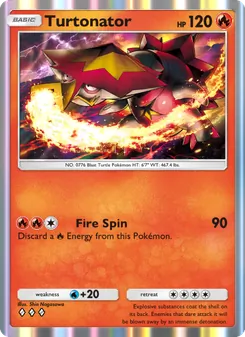 Pokémon-Karte Turtonator 037/155