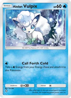 Pokémon-Karte Alolan Vulpix 040/155