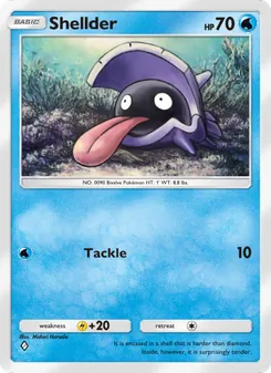 Pokémon-Karte Shellder 042/155