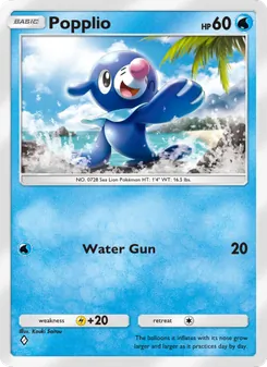 Pokémon-Karte Popplio 046/155