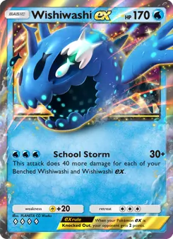 Pokémon-Karte Wishiwashi ex 051/155