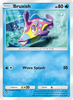 Pokémon-Karte Bruxish 055/155