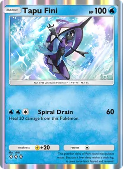 Pokémon-Karte Tapu Fini 056/155