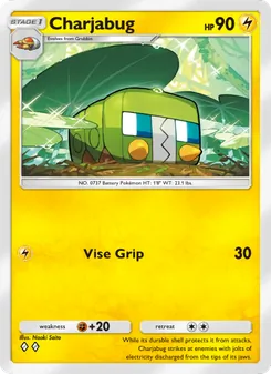 Pokémon-Karte Charjabug 064/155