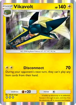 Pokémon-Karte Vikavolt 065/155