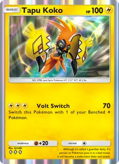 Pokémon-Karte Tapu Koko 068/155