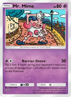 Pokémon-Karte Mr. Mime 069/155
