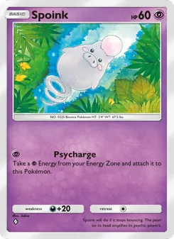 Pokémon-Karte Spoink 071/155