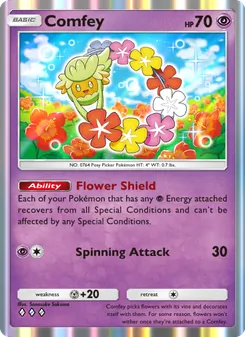 Pokémon-Karte Comfey 080/155