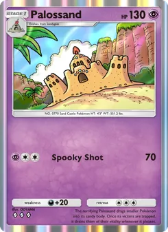Pokémon-Karte Palossand 082/155