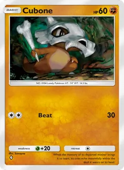 Pokémon-Karte Cubone 089/155